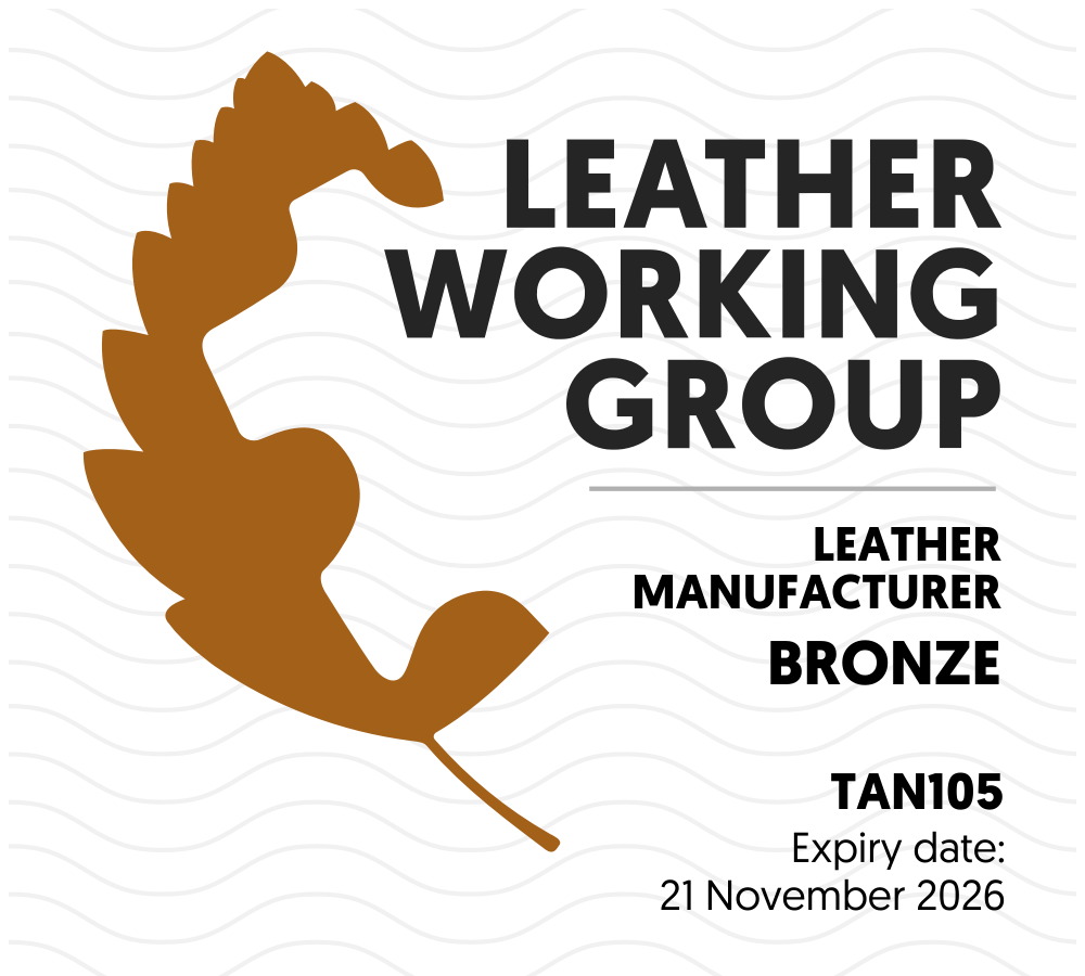 La Tannerie Rémy Carriat reçoit une nouvelle certification LWG BRONZE - Leather Working Group - Tannerie RÉMY CARRIAT - La Beauté du Cuir Depuis 1927